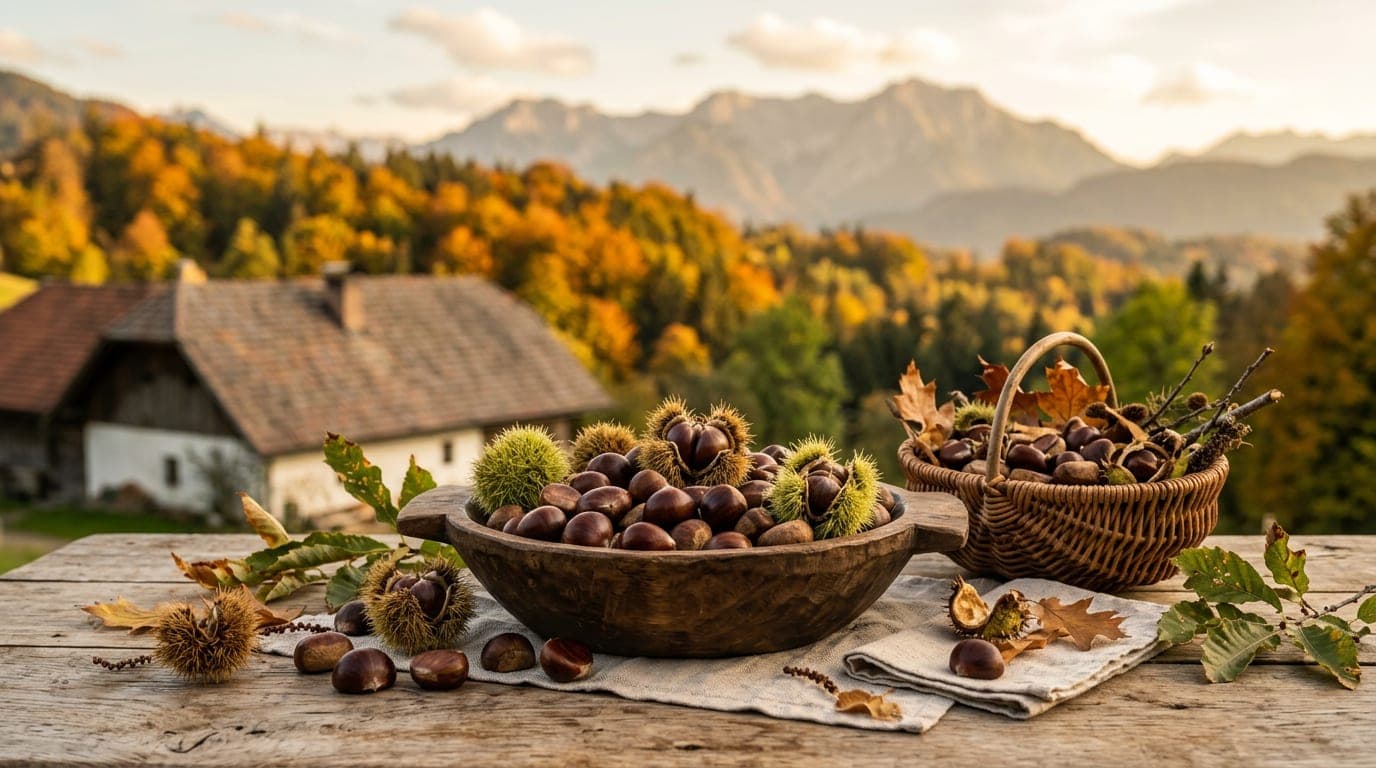 Edelkastanie Maronen aus Kärnten